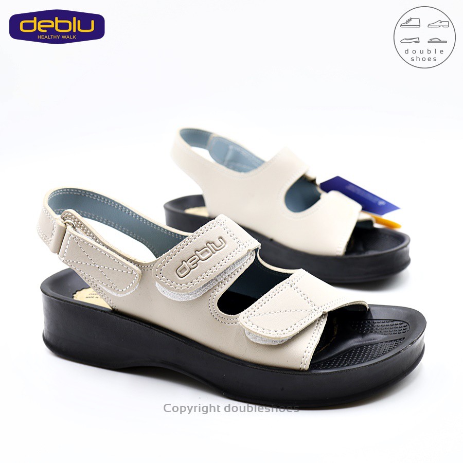 deblu-รองเท้าแตะรัดส้นผู้หญิง-รองเท้าเพื่อสุขภาพ-รุ่น-l8701s-สีดำ-ครีม-กะปิ-ไซส์-36-41