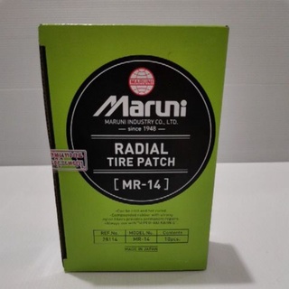 แผ่นปะยางมารูนิ MR14 (Maruni)82x130มิล 10 ชิ้น ผลิตประเทศญี่ปุ่น ของแท้