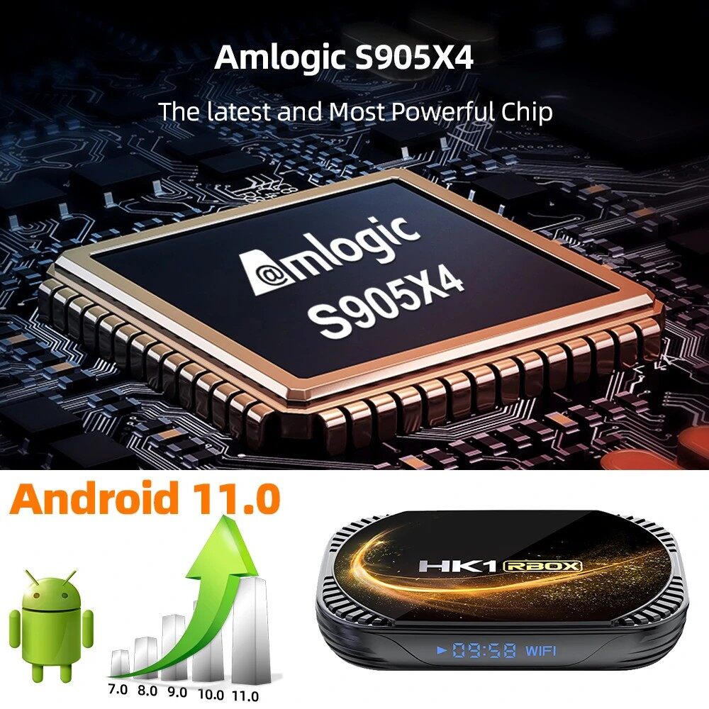 กล่องแอนดรอยด์-8k-hk1-rbox-x4s-แรม4gb-32gb-amlogic-android-11-แอร์เม้าส์-g30s-ลงแอพ