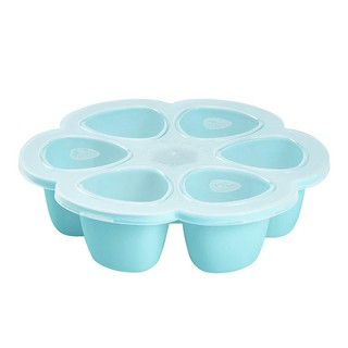 Diet products PP/SILICONE COMPARTMENT TRAY 6-COMPARTMENT 90ML BEABA BLUE Mother and child products Home use ผลิตภัณฑ์การ