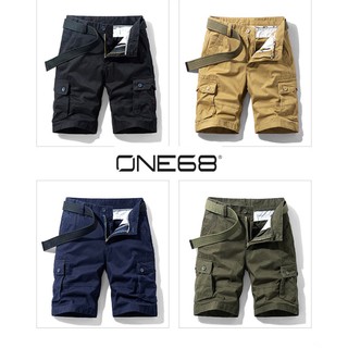 สินค้า กางเกงขาสั้นชายคาร์โก้6กระเป๋า สีไม่ตกผ้าทนแข็งแรง BY YYNAรุ่น L6032