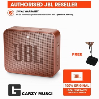 สินค้า (ของเเท้100%) ลำโพงบลูทูธJBL Go2 Bluetooth Speaker  ฟรีกระเป๋าลำโพง ลำโพงไร้สายพกพากันน้ำ