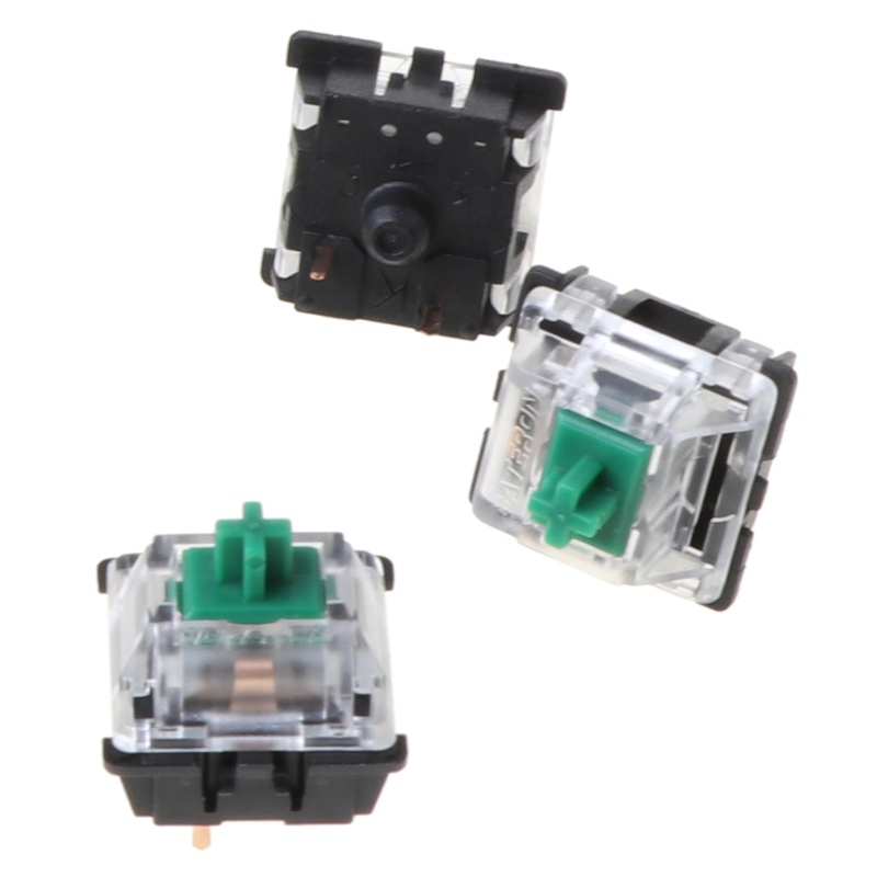 char-สวิตช์แกนเชิงเส้น-กันฝุ่น-สีเขียว-สําหรับคีย์บอร์ด-mechanical-10-ชิ้น