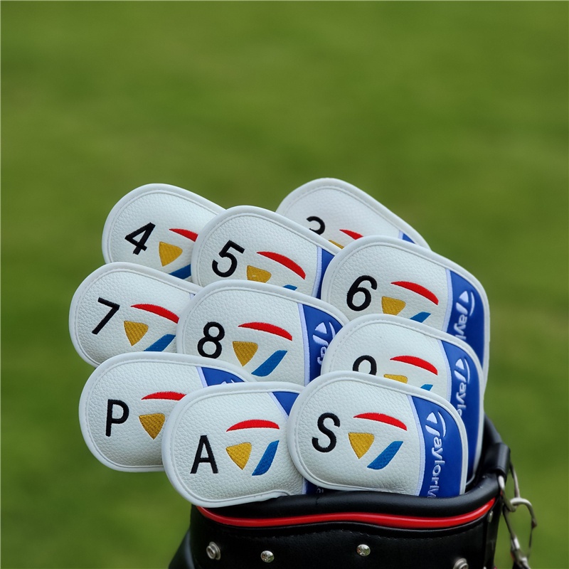 taylormade-magnet-ผ้าคลุมหัวไม้กอล์ฟ-เหล็ก-3-9-asp-3-สี-10-ชิ้น