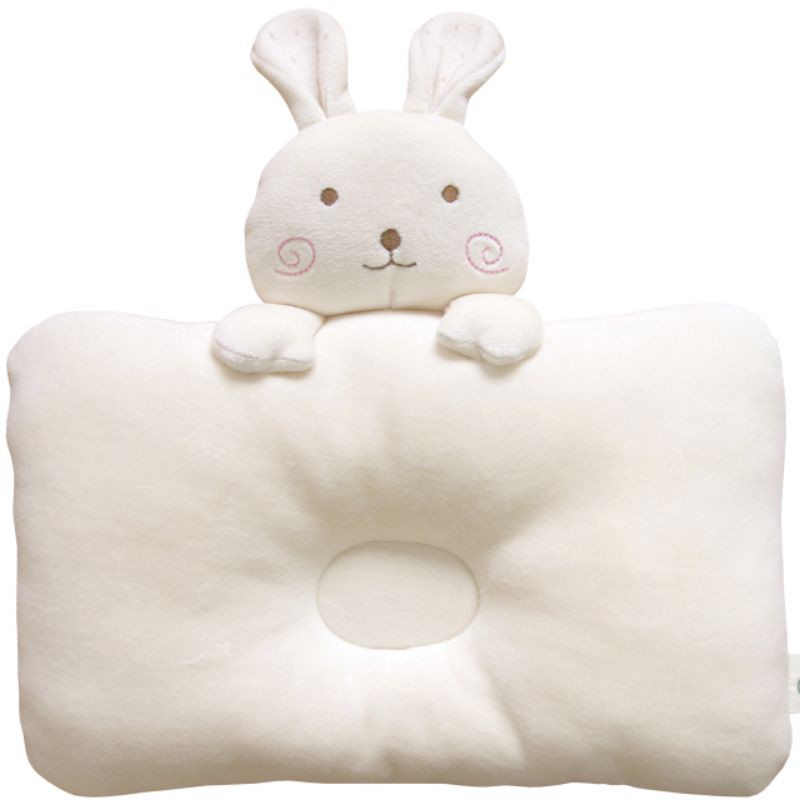john-n-tree-organic-baby-protective-pillow-หมอนหลุมออร์เเกนิค-หมอนหัวทุย-หมอนกันหัวเเบน-หมอนหัวสวย-peekaboo-bunn