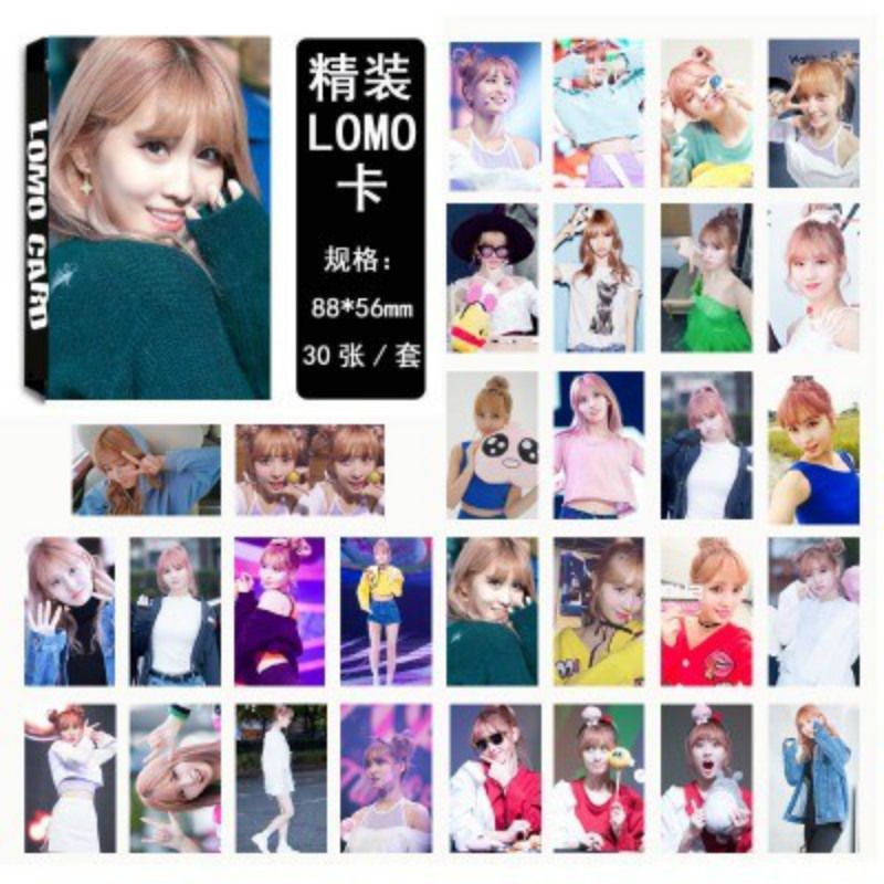ภาพสินค้า30pcs KPOP TWICE Knock Lomo Card Na Yeon Photocard Momo Tzuyu Photo Picture จากร้าน allkpoper.th บน Shopee ภาพที่ 3