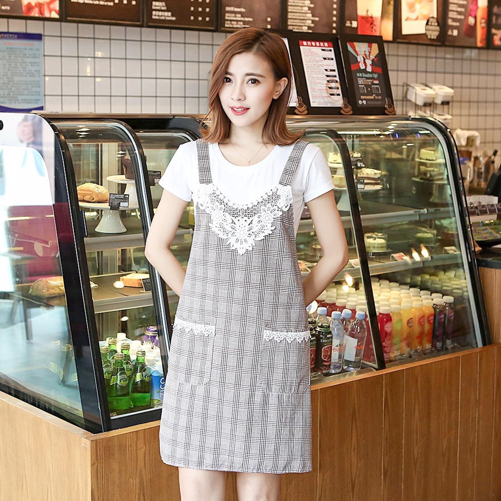 april-korean-fashion-kitchen-home-กันน้ำชุดทำงานสำหรับผู้ใหญ่