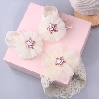 2Pcs/set Flower Bows Baby Girls Headband