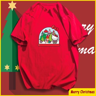 Tee เสื้อวันพีช คริสต์มาสปีใหม่ pasko สวัสดีคิตตี้เสื้อยืดทุกขนาด 7 สี#FreeShippingShopee #COD |Wa
