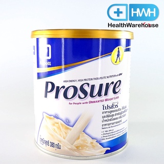 สินค้า Prosure Vanilla 380 g โปรชัวร์ วานิลา อาหารทางการแพทย์โปรตีนสูง