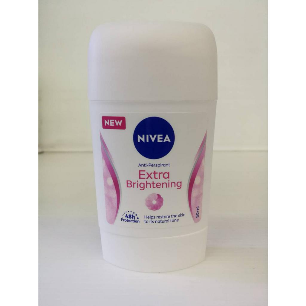 nivea-extra-brightening-50-มล-นีเวีย-เอ็กซ์ตร้า-ไบรท์เทนนิ่ง-สติ๊กลดเหงื่อระงับกลิ่นกาย