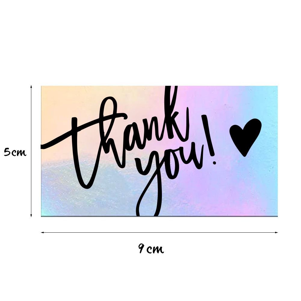 daphne-50-pcs-greeting-postcard-supporting-business-customer-shopping-gift-gratitude-card-thank-you-card-online-retail-package-laser-postcards-for-employees-holographic-reflective