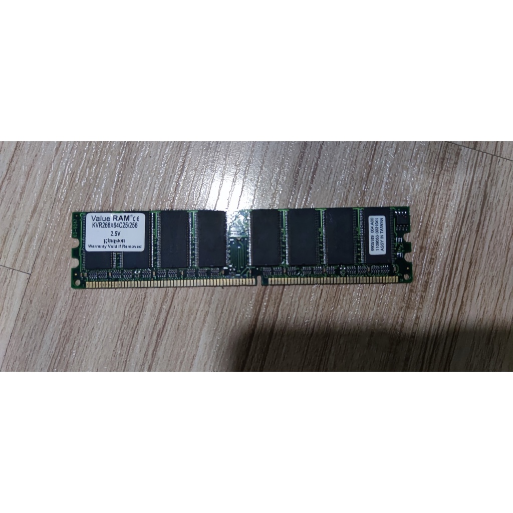 ram pc ddr kington 256/266 184pin ปี2547 สำหรับสะสม ใช้งานได้ปกติ ...