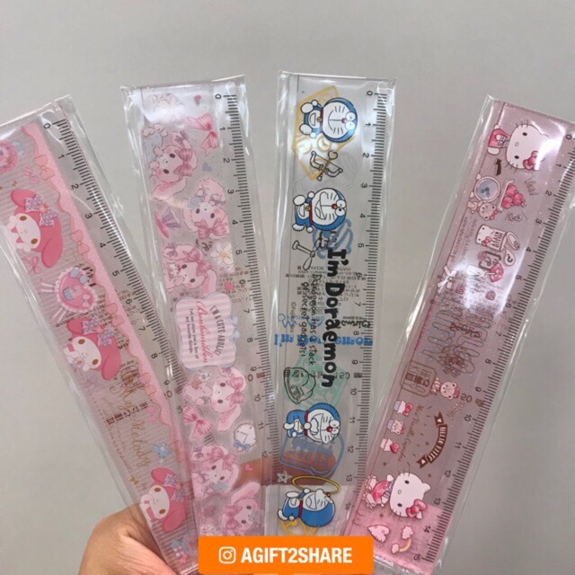 ไม้บรรทัด-ไม้บรรทัดสั้น-15-cm-sanrio-original
