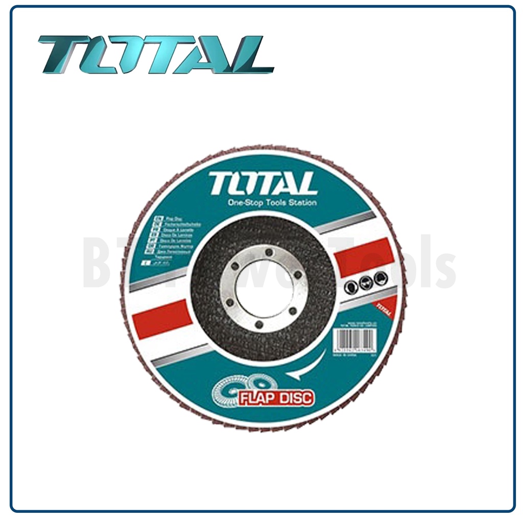 total-ผ้าทรายเรียงซ้อน-1-ใบ-หลังแข็ง-4-นิ้ว-เบอร์-80-รุ่น-tac6310033-flap-disc-กระดาษทรายเรียงซ้อน-ดีเยี่ยม