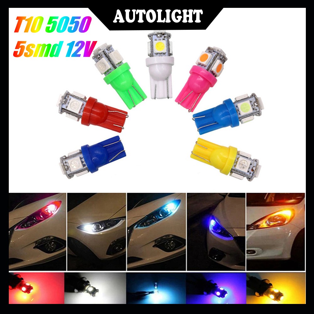 1-ชิ้น-t10-5smd-5050-อัตโนมัตินำ-194-w5w-5smd-5050-หลอดลิ่ม-สีรถด้านข้างลิ่มไฟท้ายไฟเบรคนำป้ายทะเบียนไฟหลอดไฟกว้าง