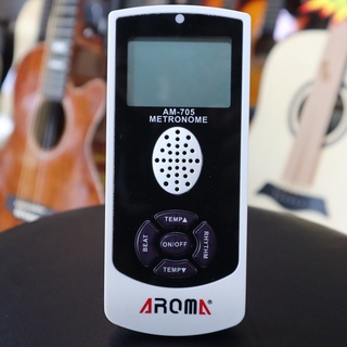 เมโทรนอม Metronome Aroma รุ่น AM-705 e ใช้สำหรับกีตาร์ / เปียโนหน้าจอ LCD เพื่อความสะดวกในการใช้งาน