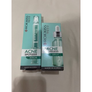 set rojukiss acne sportless+poreless serum