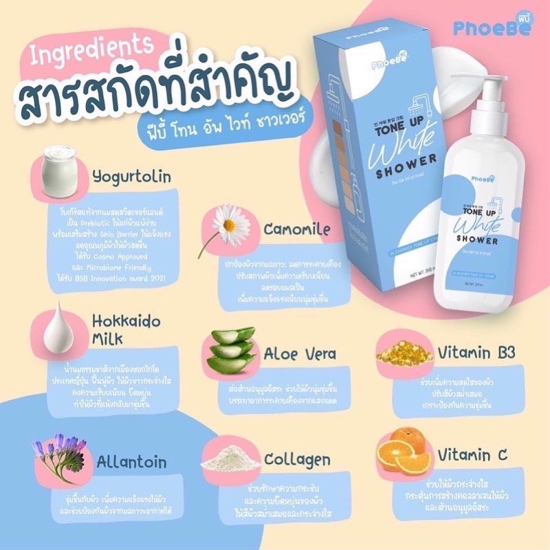 พร้อมส่ง-ครีมอาบน้ำตัวดังในtiktok-ครีมอาบน้ำ-phoe-be-white-up-shower-ครีมอาบน้ำตัวขาว