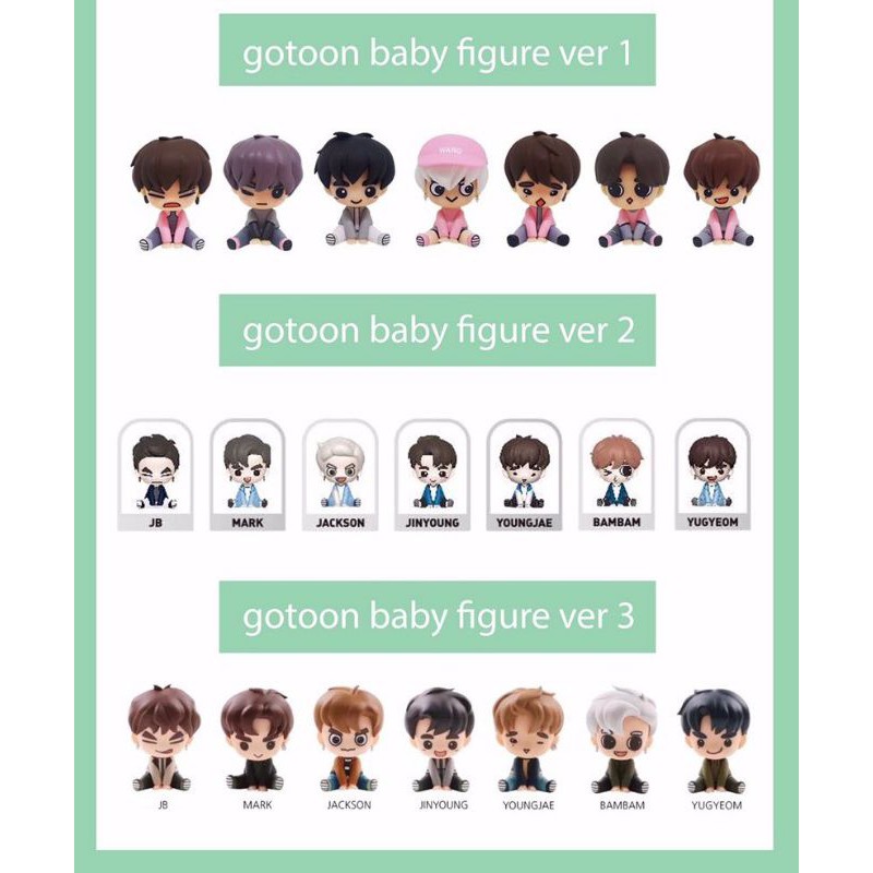 พร้อมส่ง-ฟิกเกอร์-got7-baby-figure-ver1-3-ของแท้