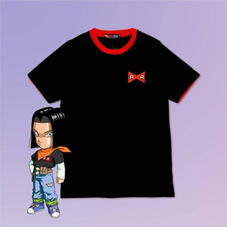 🟠เสื้อยืดดราก้อนบอล DragonballZ🐉งานปัก: SYMBOL-RED RIBBON