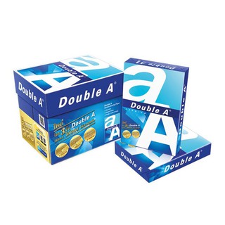 สินค้า ดับเบิ้ลเอ Double A กระดาษถ่ายเอกสาร กระดาษ A4  ขนาด A4 ความหนา 80 แกรม 500 แผ่นต่อรีม  ราคาถูก เก็บเงินปลายทางได้