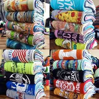 เสื้อยืดUSA.แท้ 5 ตัว 99 บาท คละลาย สี บรรจุ5ตัว/ออเดอร์