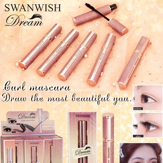 SW6002 มาสคาร่า SWANWISH มาสคาร่ากันน้ำ มาสคาร่าติดทนนานขนตายาว มาสคาร่าไม่หลุดร่วงง่าย และบางเป็นธรรมชาติ/นุ่ม