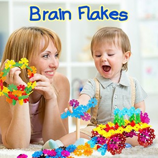 **พร้อมส่ง** Brain Flakes/ Snowflakes ของเล่นเสริมพัฒนาการ มอนเตสซอรี่ block ตัวต่อ บล็อค แนวสเต็ม STEM BIN / STEAM BIN