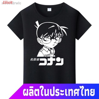 【🔥🔥】Illicit นักสืบโคนันเสื้อยืดแขนสั้น 【เสื้อยืดอนิเมะ】ฤดูร้อนใหม่อินเทรนด์ Detective Conan พิมพ์เสื้อยืดแขนสั้นผู้ชาย