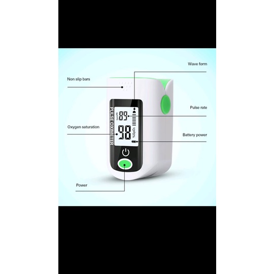 เครื่องวัดออกซิเจนปลายนิ้ว-รับประกัน3เดือน-pluse-oximeter-รับประกัน3เดือน