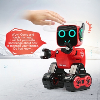 ของเล่นเด็กหุ่นยนต์เพื่อการศึกษาของเล่นเด็กเด็กดนตรีแสงของเล่นหุ่นยนต์เด็กอัจฉริยะกระปุกออมสิน