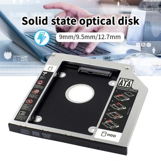 ภาพหน้าปกสินค้าถาดแปลงใส่HDD SSD ในช่องDVD/CD Notebook 9.0mm/9.5mm/12.7mm Universal SATA 2nd HDD SSD Hard Drive Caddy ซึ่งคุณอาจชอบสินค้านี้