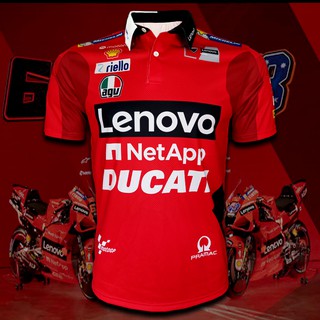 สินค้า เสื้อโปโล โมโตจีพี Polo MotoGP เสื้อทีม DUCATI LENOVO โปโล-มอเตอร์ไซค์ #MG0015 รุ่น แจ็ค มิลเลอร์ (โปโล)