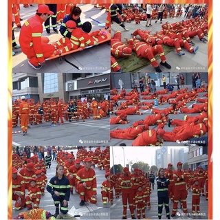 (ส่งจากไทย เร็ว1-2วัน)ชุดดับเพลิง ชุดอาชีพสำหรับเด็ก สีแดง สีกรม อุปกรณ์ครบ