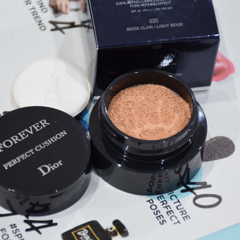 Diorskin Forever Perfect Cushion SPF 35 PA+++ 020 (ขนาดทดลอง) Shopee
