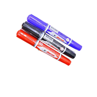 โปรโมชั่น : ปากกาเคมี2หัว ปากกาเมจิก เมจิก ตราม้า HORSE TWIN-PEN