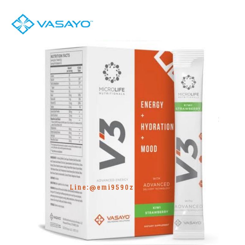 V3 Vasayo 💯 Energy Booster 🍓🍈 วี3 วาซาโย | Shopee Thailand