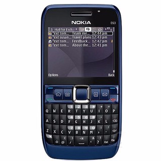โทรศัพท์มือถือโนเกียปุ่มกด NOKIA  E63 (สีน้ำเงิน) 3G/4G  รุ่นใหม่2020