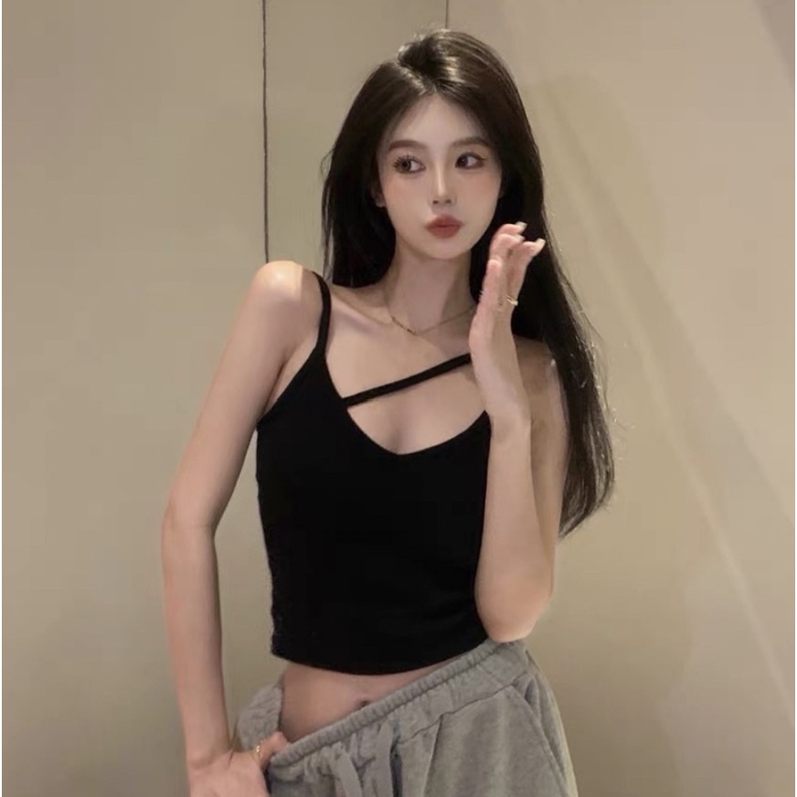 diary-bratop1331-เสื้อสายเดี่ยวงานฝ้าย-มีฟองน้ำ-ผ้ายืด-ผ้านิ่มใส่สบายมาก
