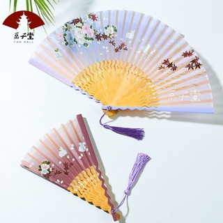 พัดลมใหม่ Hot Gold และ Summer Portable Folding Fan