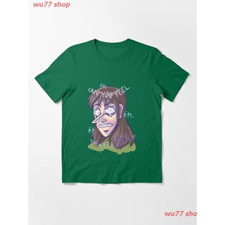 2022 Can You Feel The Zawa Zawa Kaiji Fan Art Essential T-Shirt เสื้อยืดพิมพ์ลายการ์ตูนมังงะ ดผ้าเด้ง คอกลม cotton ความน