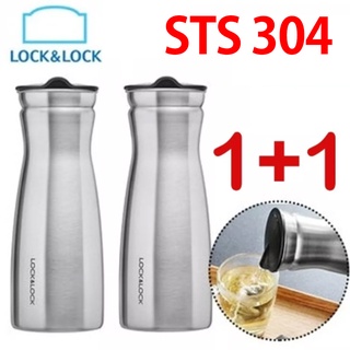 LocknLock Hygienically Premium Stainless Steel 304 Water Bottle 1+1