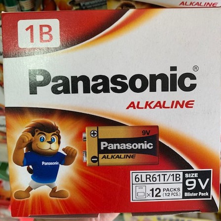 ถ่านอัลคาไลน์-9v-พานาโซนิค-panasonic