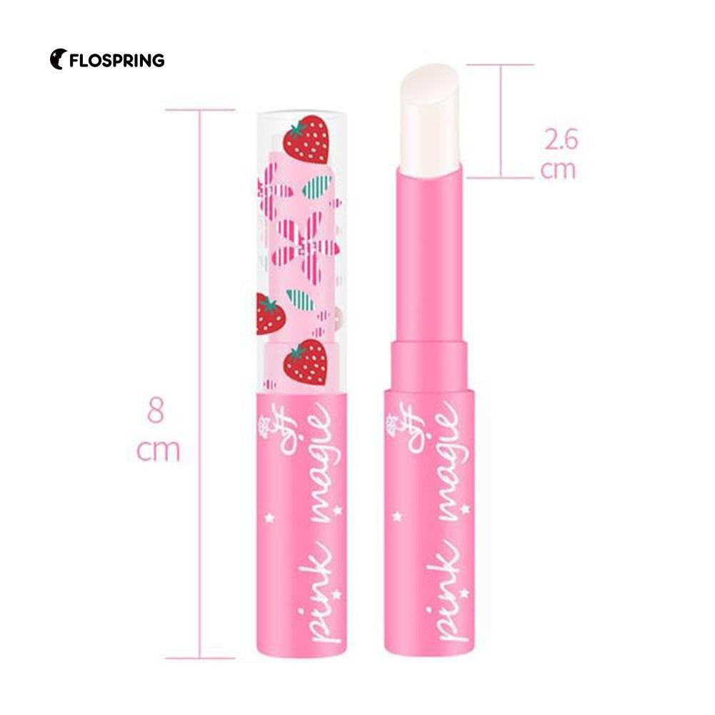 เครื่องสำอางค์ความงาม-strawberry-lip-balm-magic-อุณหภูมิเปลี่ยนสีลิปสติก