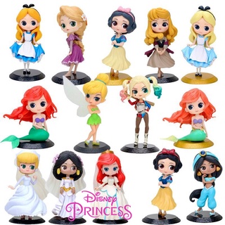 โมเดลเจ้าหญิงดีสนีย์ Disney Princess Qposket ขนาด 10-15 ซม.🔥พร้อมส่ง🔥 สวย น่ารัก เก็บปลายทางได้