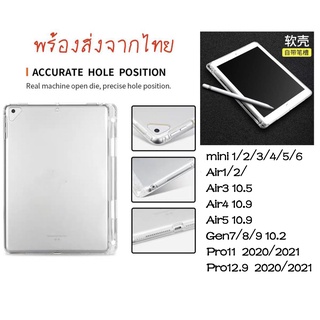 ภาพหน้าปกสินค้าเคสใสกันกระแทก TPU CASE สำหรับ IPAD  AIR4 AIR5 10.9/PRO 11 12.9 2022 2021/GEN 7 8 9 10.2 /gen10/MINI3/4/5มีช่องใส่ปากกา ซึ่งคุณอาจชอบสินค้านี้