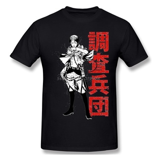 [S-5XL] เสื้อยืดคอกลม แขนสั้น ผ้าฝ้าย 100% พิมพ์ลายอนิเมะ Titan Attack On Titan คุณภาพสูง สไตล์สตรีท ของขวัญ สําหรับผู้ช