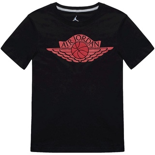 เสื้อยืดนารูโตะ Jordan Air Boys Youth Fly Wings Cotton Basketball Tee T-Shirt Size M, L Naruto co branded T-shirt