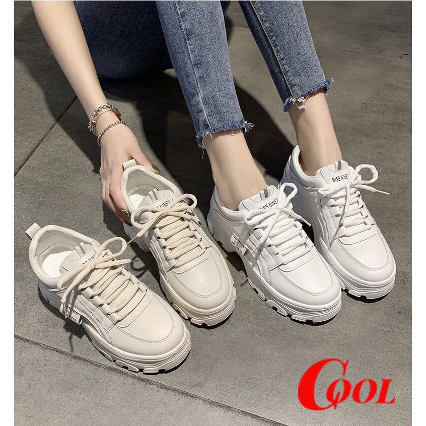 รูปภาพของCOOL SHOES (มาใหม่ AR-03) รองเท้าผ้าใบผู้หญิง เสริมส้น 5 ซม.เทรนด์แฟชั่นรองเท้าเพิ่มความสูงของผู้หญิงลองเช็คราคา